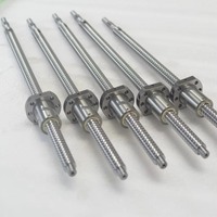 Vis à billes à commande numérique SFK1002 de petite taille pour imprimante 3D, vis à billes 1002 avec roulements à billes intégrés