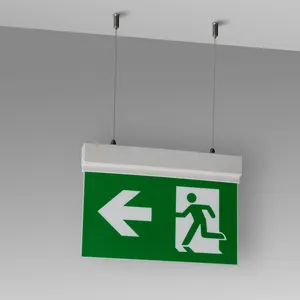 Promotional Product Recessed/wall Mounted Led Exit Light Sign Smd2835 Emergency Led Light