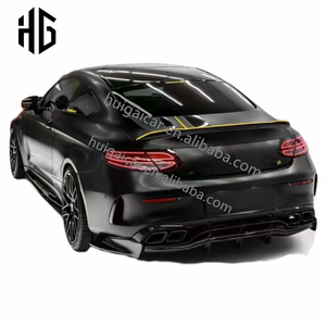Nuevo Kit de Carrocería Estilo PSM de Fibra de Carbono para Clase C W205 C63 Coupé: Alerones Delanteros, Difusor Trasero, Faldones Laterales - Product Image 5