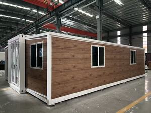 Maisons conteneurs pliables de luxe extensibles 20 pieds 40 pieds 4 chambres, design moderne, structure en acier, pour bureaux, bâtiments et maisons de centre commercial - Product Image 5