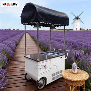 Tricycle mobile de rue 2025 pour la vente rapide de glaces, chariot congélateur, chariot de café, bar à bière, tricycle électrique pour l'Europe - Product Image 4