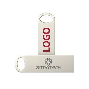 Gitra özel Logo Metal Mini Pendrive 4GB 8GB 32GB 16GB 64GB OEM Flash sürücü 2.0 3.0 USB bellek çubuğu 128GB USB Flash sürücü