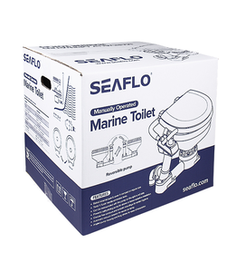 Pompe de rinçage manuelle SEA FLO 12V 24V pour toilettes marines et toilettes de bateau - Product Image 2