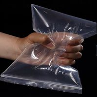 Kantong Kemasan Zipper Transparan Custom Print yang Dapat Ditutup Kembali untuk Makanan PE, Tahan Kelembapan, Tahan Air, Food Grade, Penyimpanan Gula