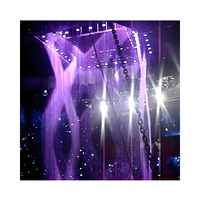 Fontaine numérique, cascade artificielle, rideau de pluie, cascade LED, rideau d'eau