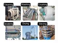 10TPD capaciteit HQCF productielijn, nationale standaard cassavemeel verwerkingsmachine en -apparatuur voor garri-productiefaciliteit