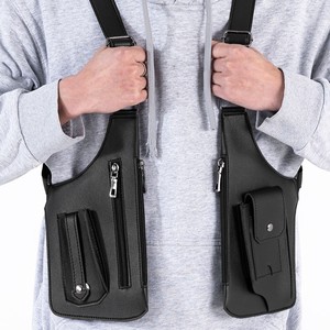 Borsa a Tracolla in PU da Fabbrica, Borsa Quadrata Multifunzione per <span class=keywords><strong>Uomo</strong></span> e Donna, Gilet Tattico per Telefono Cellulare, Borsa Urbana Semplice - Product Image 1