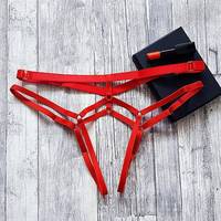 Xp051 Vente Chaude Culottes String Bandage Transparent Érotique pour Femme Lingerie Sexy