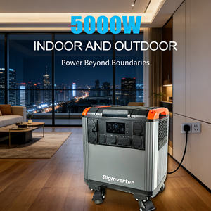Estación de Energía Portátil de 5000W, Generador Solar de 5376Wh LiFePO4, 3500 Ciclos, 10 Años de Duración, UPS, Múltiples Salidas, Carga Rápida, IP54, Silencioso - Product Image 2