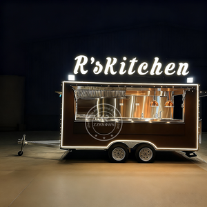 Remolque de camión de comida personalizado Cocina totalmente equipada CE Certificado <span class=keywords><strong>Restaurante</strong></span> móvil Catering Van Remolque de camión de comida - Product Image 6
