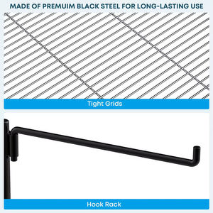 Brasero Portátil Resistente con Base Giratoria y Altura Ajustable, con Soporte para Olla y Parrilla para Barbacoa - Product Image 6
