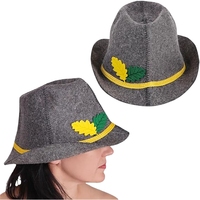 Topi Sauna Ramah Lingkungan dari Bahan Felt Daur Ulang Gaya Alpine Abu-abu Grosir Logo Kustom Langsung dari Pabrik untuk Mandi Uap Spa