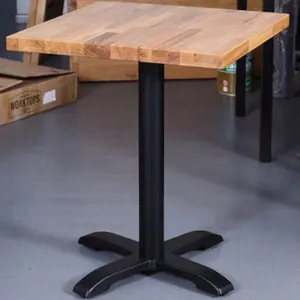 アイアンバーテーブルベースヘビーデューティー産業用強力重量容量ヴィンテージダイニングバーコーヒー4つ星鋳鉄テーブルベース