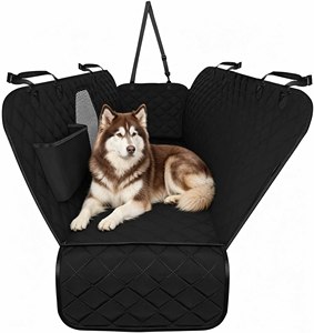 Housse de siège auto imperméable pour chien, coussin de protection pour animal de compagnie, tapis rigide pour siège arrière, housse de siège auto en cuir pour chien pour siège arrière - Product Image 1