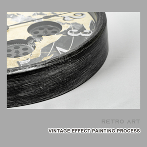 L'<span class=keywords><strong>orologio</strong></span> da <span class=keywords><strong>parete</strong></span> rotante rotante industriale da 45.5cm può eseguire l'<span class=keywords><strong>orologio</strong></span> a <span class=keywords><strong>ingranaggi</strong></span> tridimensionale vuoto con <span class=keywords><strong>orologio</strong></span> retrò - Product Image 4