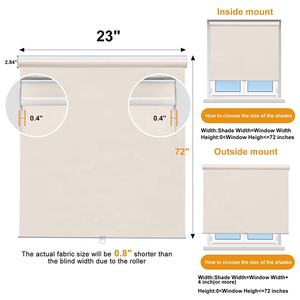 Harga Pabrik 1% <span class=keywords><strong>Opacity</strong></span> Glare Control Solar Fabric Shades Tirai Jendela Layar Matahari - Product Image 3