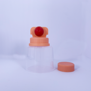 Tapa de plástico PP al por mayor para dispensador de detergente con cubierta antipolvo, tapa de rosca roja <span class=keywords><strong>y</strong></span> blanca con <span class=keywords><strong>grifo</strong></span> a presión - Product Image 2