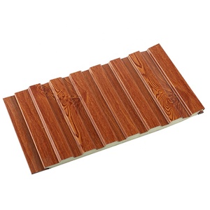 3D metal revestimiento de panel sándwich poliuretano panel con aislamiento térmico panel de pared para apartamento - Product Image 2