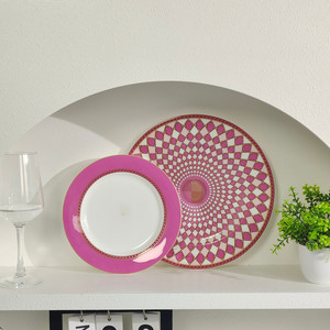 Natural Green Ceramic Dinner Wedding for Hotels High Hard Porcelain Plates <b>Dinnerware</b> Set - Product Image 3