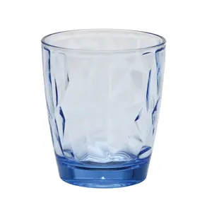 Vaso de whisky de PC 10oz 13oz vaso irrompible vasos de whisky de plástico de color roca