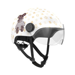 공장 가격 핑크 색상 먼지 자전거 및 크로스 아이 자전거 헬멧 - Product Image 6