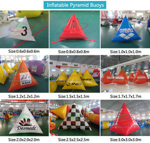 <span class=keywords><strong>Bouée</strong></span> gonflable personnalisée pour marques de course Bouées d'eau gonflables Ponton flottant Équipement de jeu aquatique pour les courses de triathlon <span class=keywords><strong>Jeux</strong></span> - Product Image 3