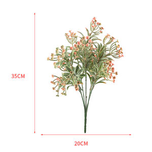 Bouquet de <span class=keywords><strong>Verveine</strong></span> Artificielle Faite à la Main, Fleurs en Plastique pour la Maison, le Bureau, Décoration Intérieure, Ornement Floral pour la Saint-Valentin - Product Image 5