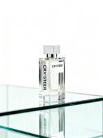 Bouteilles de parfum en verre carrées de 100ml vides avec bouchon couronne diffuseur de roseau prêt boîte de parfum unique de haute qualité