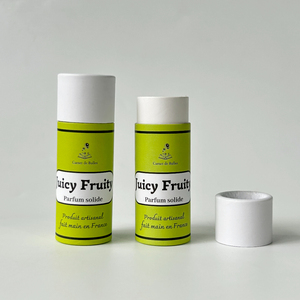 Envase en forma de cilindro de cartón biodegradable de 10ml, bálsamo labial reciclable ecológico, embalaje personalizado, tubo de lápiz labial negro - Product Image 5