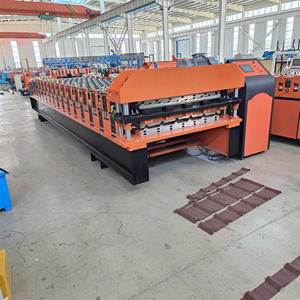 China Máquina para techos de metal de doble capa Máquina formadora de rollos de acero con componente de núcleo de motor - Product Image 6