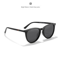 KD336 Nouveaux lunettes de soleil rondes KDEAM polarisées pour hommes, lunettes de conduite, lunettes de soleil pour femmes, vente en gros, street style, lunettes de soleil tendance