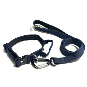 <span class=keywords><strong>Collar</strong></span> de perro de combate acolchado de neopreno suave con asa y hebilla de Metal de lujo personalizado - Product Image 6