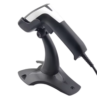 Lecteur de codes-barres 2D sans fil avec support, lecteur de codes QR haute vitesse DYscan, déclencheur manuel portable pour l'inventaire en magasin
