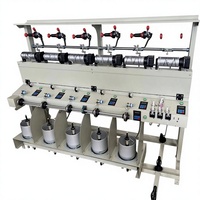Machine à doubler et à tordre les fils pour TFO, machine à tordre deux pour un, machine de rembobinage pour fils de coton, de laine, de polyester et synthétiques