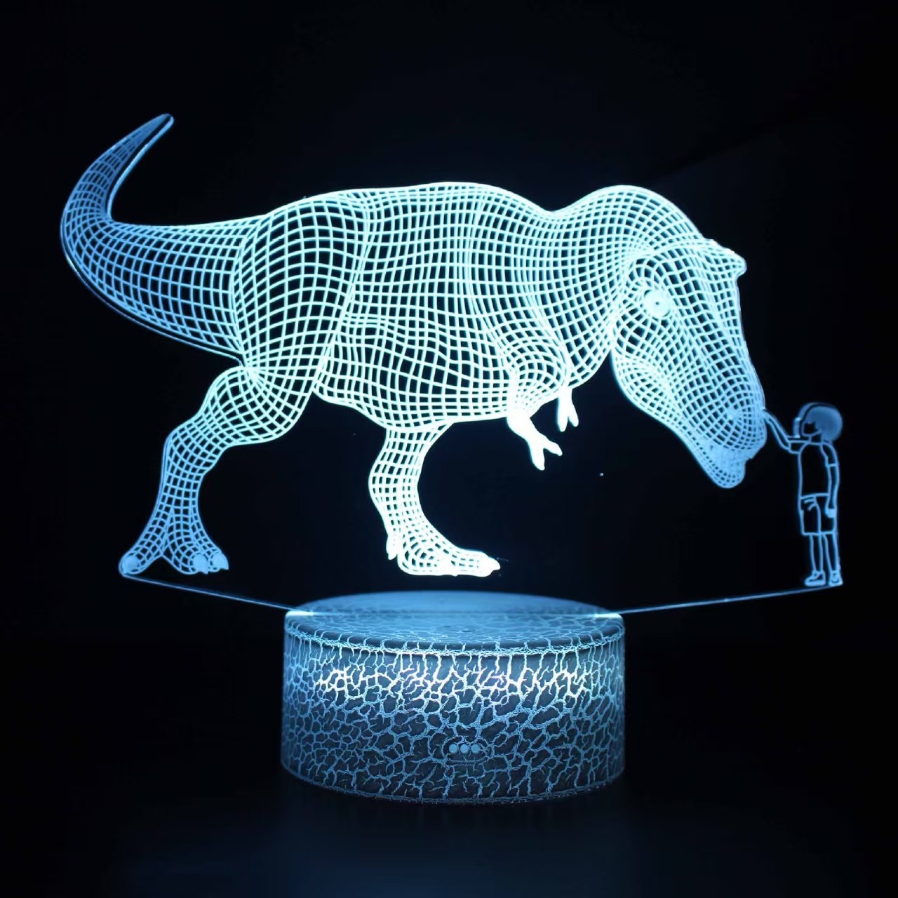 Wireless LED Lamps Table Lights Touch Lamp Room Lights Custom Pattern 3D Optical Illusion Night Lights LED Table Lamps Bedroom