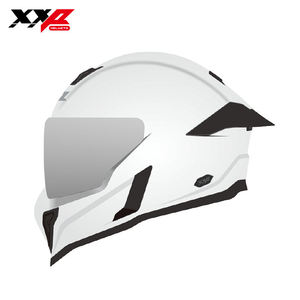Casques de moto intégraux en ABS, nouveaux modèles XXP KONG SOLID blanc nacré, homologués ECE, à libération rapide, taille XXL, toutes saisons, garantie de 6 mois - Product Image 1