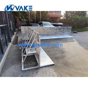 बड़े संगीत कार्यक्रम के इस्तेमाल किया एल्यूमीनियम भीड़ बाधा जंग प्रूफ घटना बैरियर भाड़ नियंत्रण बाधा - Product Image 2