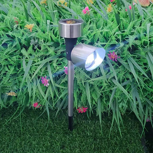 Reflector Solar de Acero Inoxidable Hejia HJ-026, Luz Blanca Cálida, Iluminación para Jardín y Exteriores, 36V, Certificado EU CE - Product Image 2