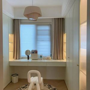 Combinaison L Forme vestiaire en bois Walk in Closet Garde-robe avec stratifié - Product Image 1