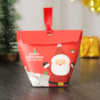 Luxuriöse Feiertags-Geschenkbox mit Vierfarbdruck, Schleifenhenkel und Individuellem Logo aus Karton für Süßigkeiten und Kekse, Anpassbar