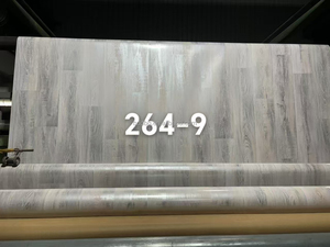 Sol en pvc brillant en feutre rouge, tapis en plastique, en rouleau de vinyle, 130g/g - Product Image 6