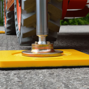 Almohadilla de soporte UHMWPE de tamaño personalizado: alfombrillas de grúa resistentes a alta presión, almohadillas de soporte de construcción industrial para maquinaria pesada - Product Image 1
