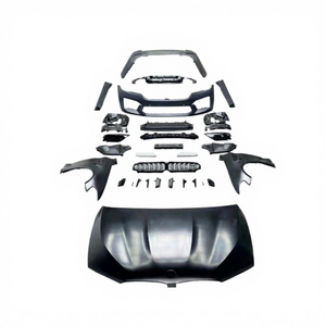 Nouveau pour BMW Série 5 G30 G38 Kit de carrosserie en plastique de style M5 amélioré avec jupes latérales de pare-chocs et capot moteur pour plus de <span class=keywords><strong>2021</strong></span> modèles - Product Image 1