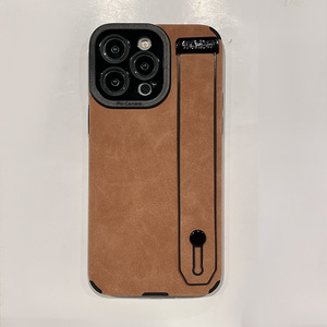 เคสโทรศัพท์แบบผ้ากำมะหยี่หนัง TPU+PC สไตล์ Ins พร้อมสายคล้องมือและลายวิวเมืองสำหรับ 16 <span class=keywords><strong>Pro</strong></span> - Product Image 6