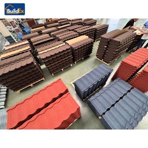 Ngói lợp thép tráng đá bảo hành 50 năm Eurotile Shingle đá tự nhiên Mabati tại Accra, Nigeria, Cameroon - Product Image 6