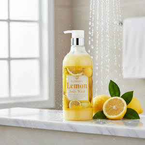 Gel Douche Hydratant au Citron Lunaris K-Beauty 750ml Fabriqué en Corée – Nettoyant Corporel Élastifiant pour la Peau – Cosmétiques Coréens - Product Image 3