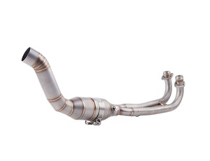 La tubería de deslizamiento para Tamx530 <span class=keywords><strong>T</strong></span>-<span class=keywords><strong>max</strong></span> Tmax 500 <span class=keywords><strong>530</strong></span> Tmax500 2017 de <span class=keywords><strong>2018</strong></span> motocicleta silenciador de escape modificado medio enlace de tubería - Product Image 5