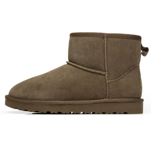 Classique Odm Oem Logo bottes de neige semelle intérieure en fourrure chaude hiver <span class=keywords><strong>bottines</strong></span> courtes pour femmes et hommes chaussures thermiques confortables - Product Image 6