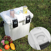Tsunami Live Bait Cooler Box Ice Chest 20L Box Cooler avec corps léger pour Kayak et canoë pêche en plein air