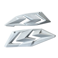 Carénage universel monobloc Amotime avec spoiler, protection aileron de requin et déflecteur inférieur pour pièces personnalisées CFMOTO 675SR